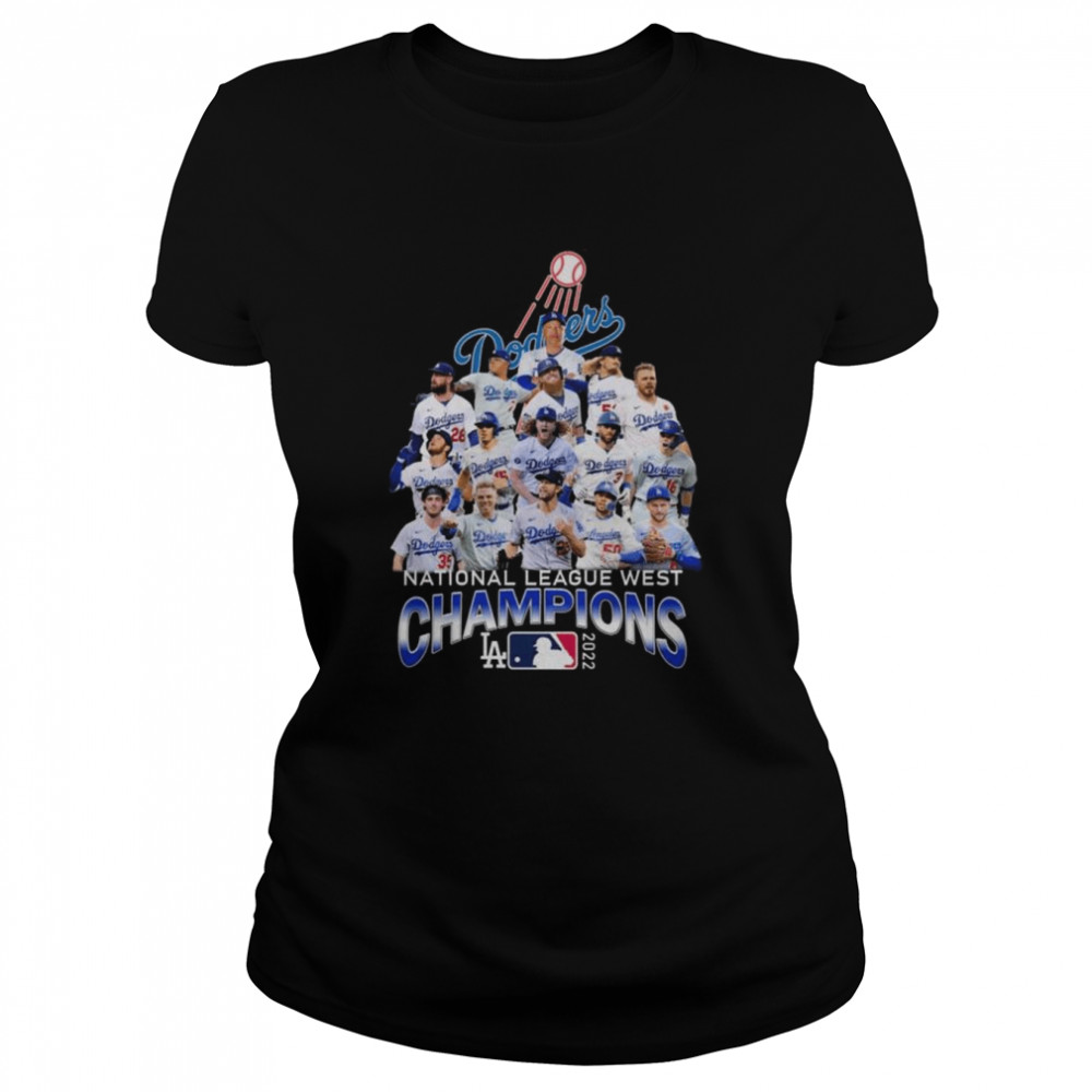 Los Angeles Dodgers National League West Champions 2022 Shirt Classic Women'S T-Shirt