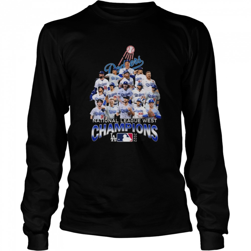 Los Angeles Dodgers National League West Champions 2022 Shirt Long Sleeved T-Shirt