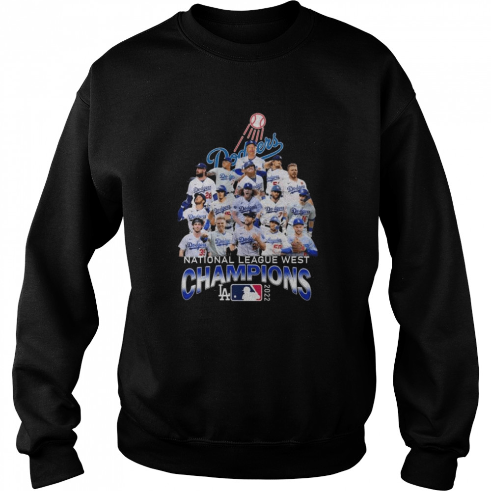 Los Angeles Dodgers National League West Champions 2022 Shirt Unisex Sweatshirt