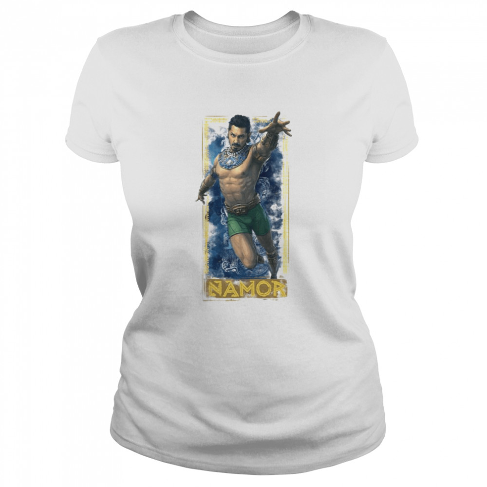 Marvel Black Panther Wakanda Forever Namor Reach Profile  Classic Women'S T-Shirt