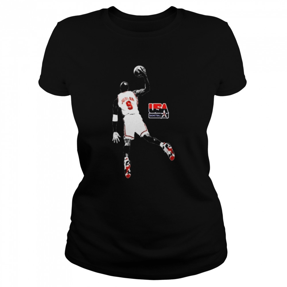 2022 Michael Jordan Usa Basketball Olympics Shirt Classic Women'S T-Shirt