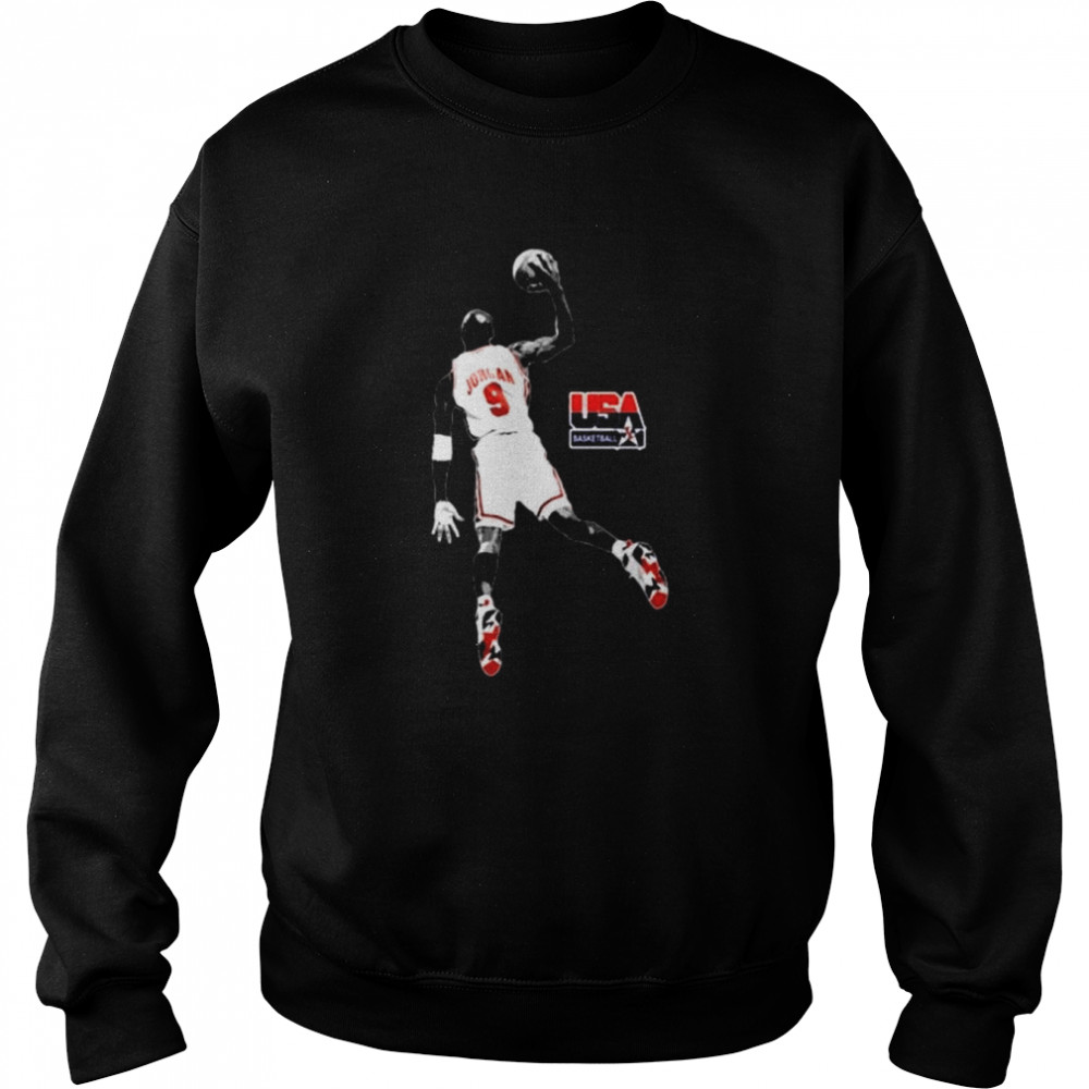 2022 Michael Jordan Usa Basketball Olympics Shirt Unisex Sweatshirt