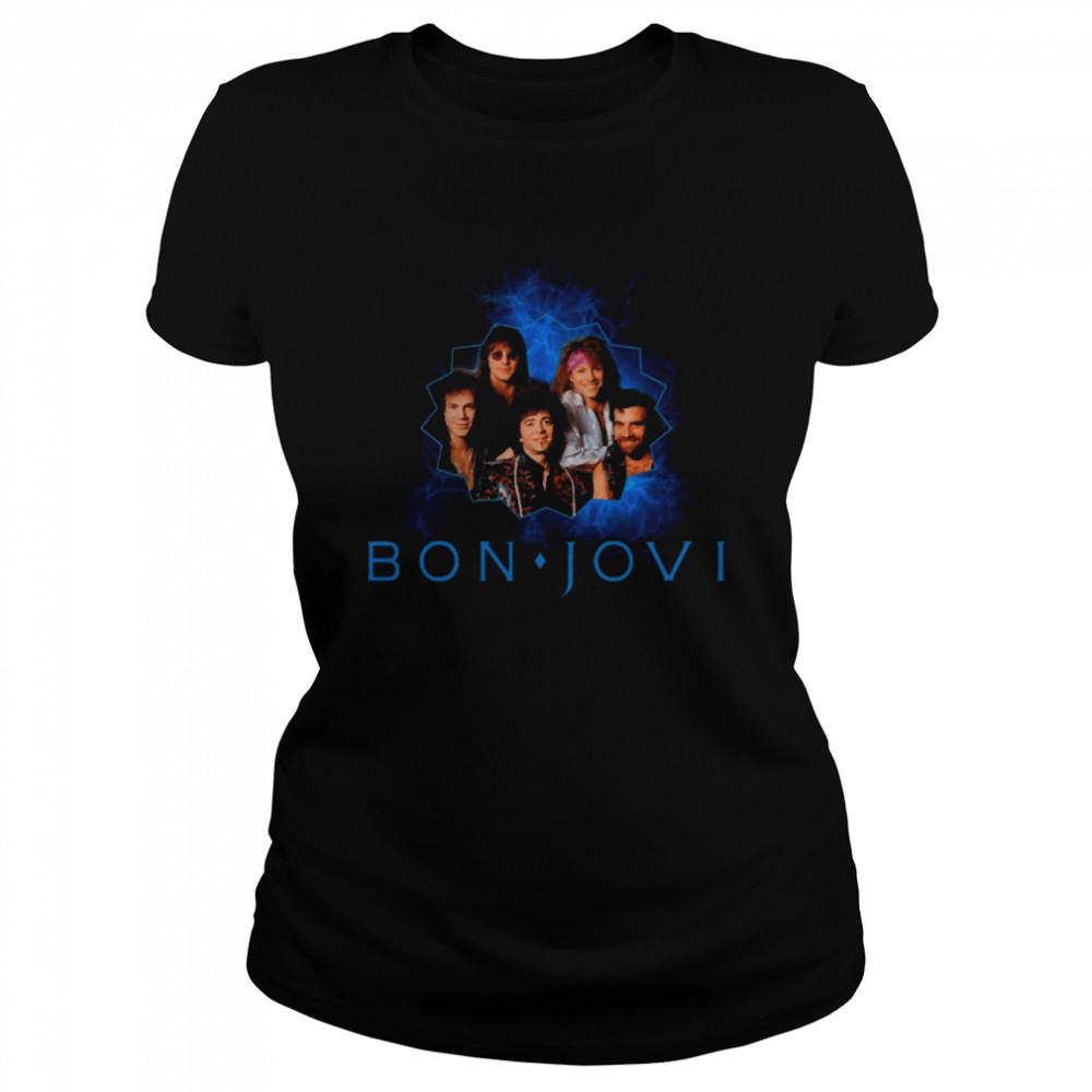2022 Tour Bon Jovi Concert Illustration Shirt Classic Women'S T-Shirt