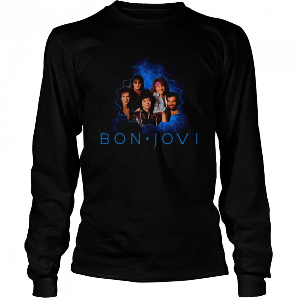 2022 Tour Bon Jovi Concert Illustration Shirt Long Sleeved T-Shirt