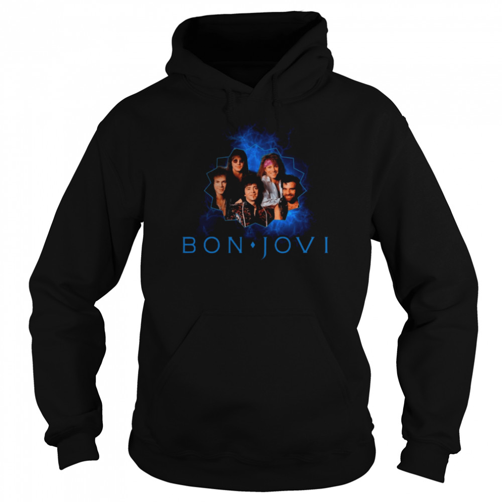 2022 Tour Bon Jovi Concert Illustration Shirt Unisex Hoodie