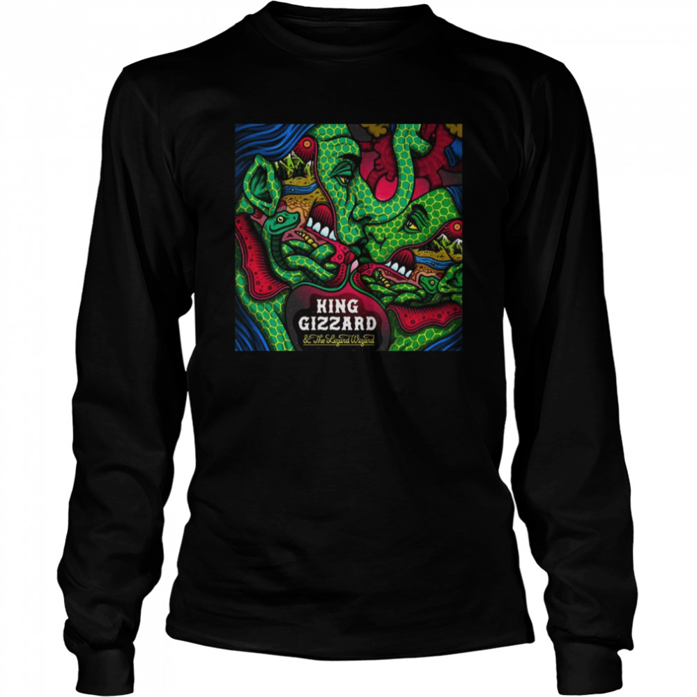 Aesthetic Design Of King Gizzard And The Lizard Wizard Shirt Long Sleeved T-Shirt