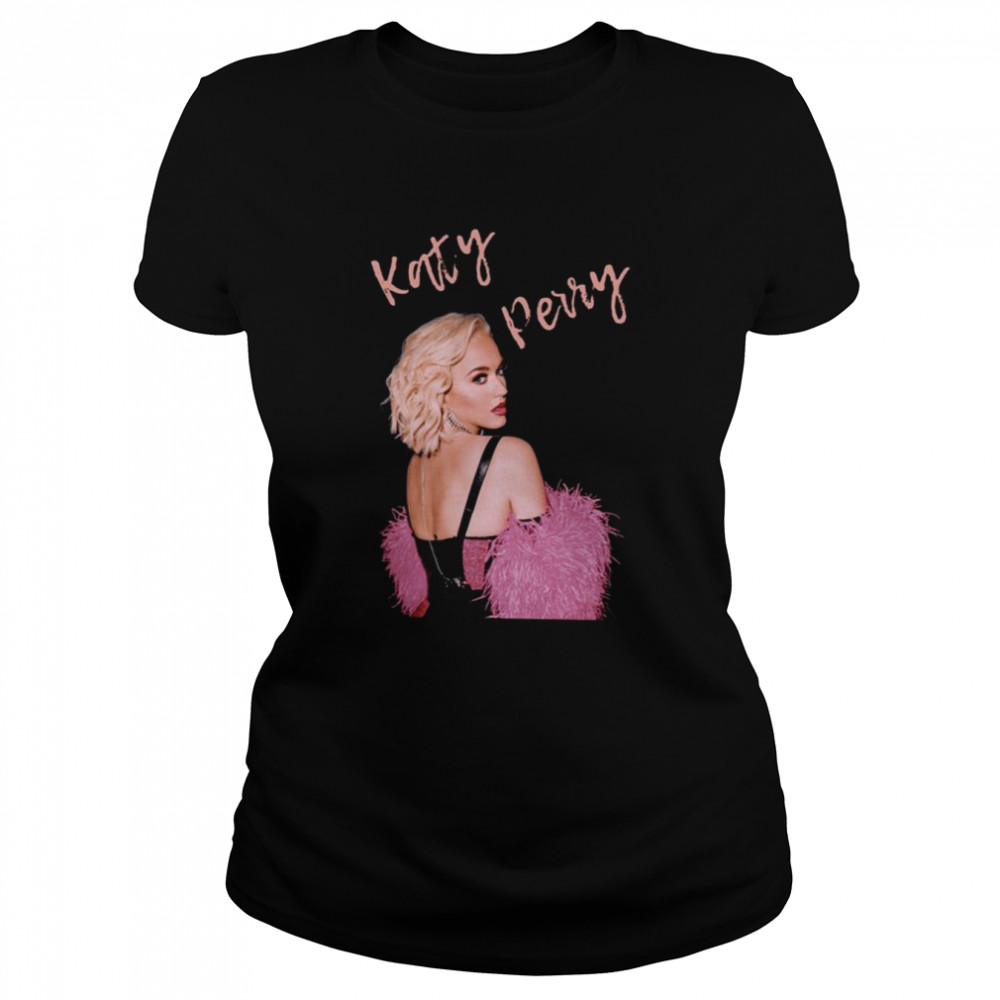 Aesthetic Portrait Katy Perry Singer Shirt Classic Women'S T-Shirt