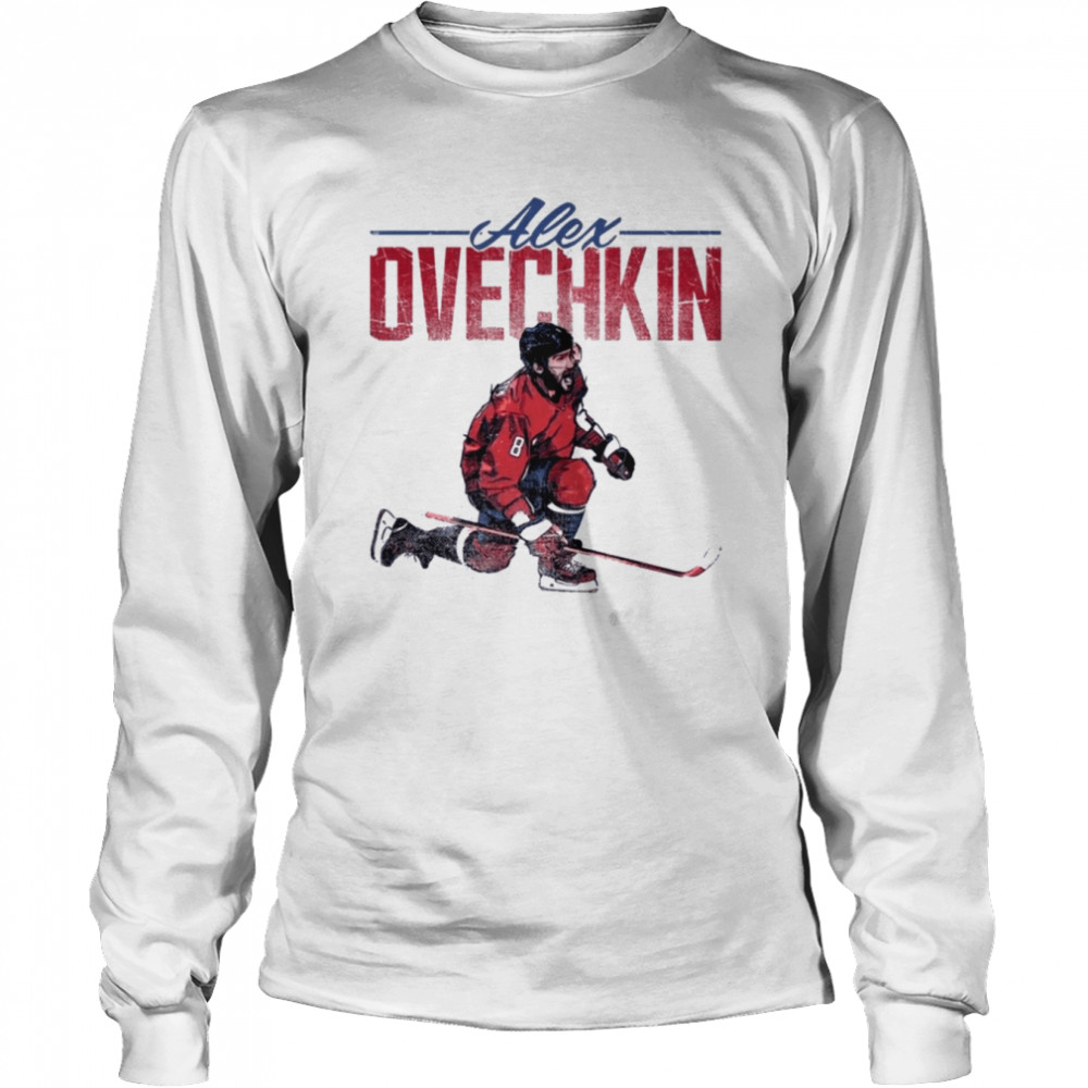 Alex Ovechkin For Washington Capitals Shirt Long Sleeved T-Shirt