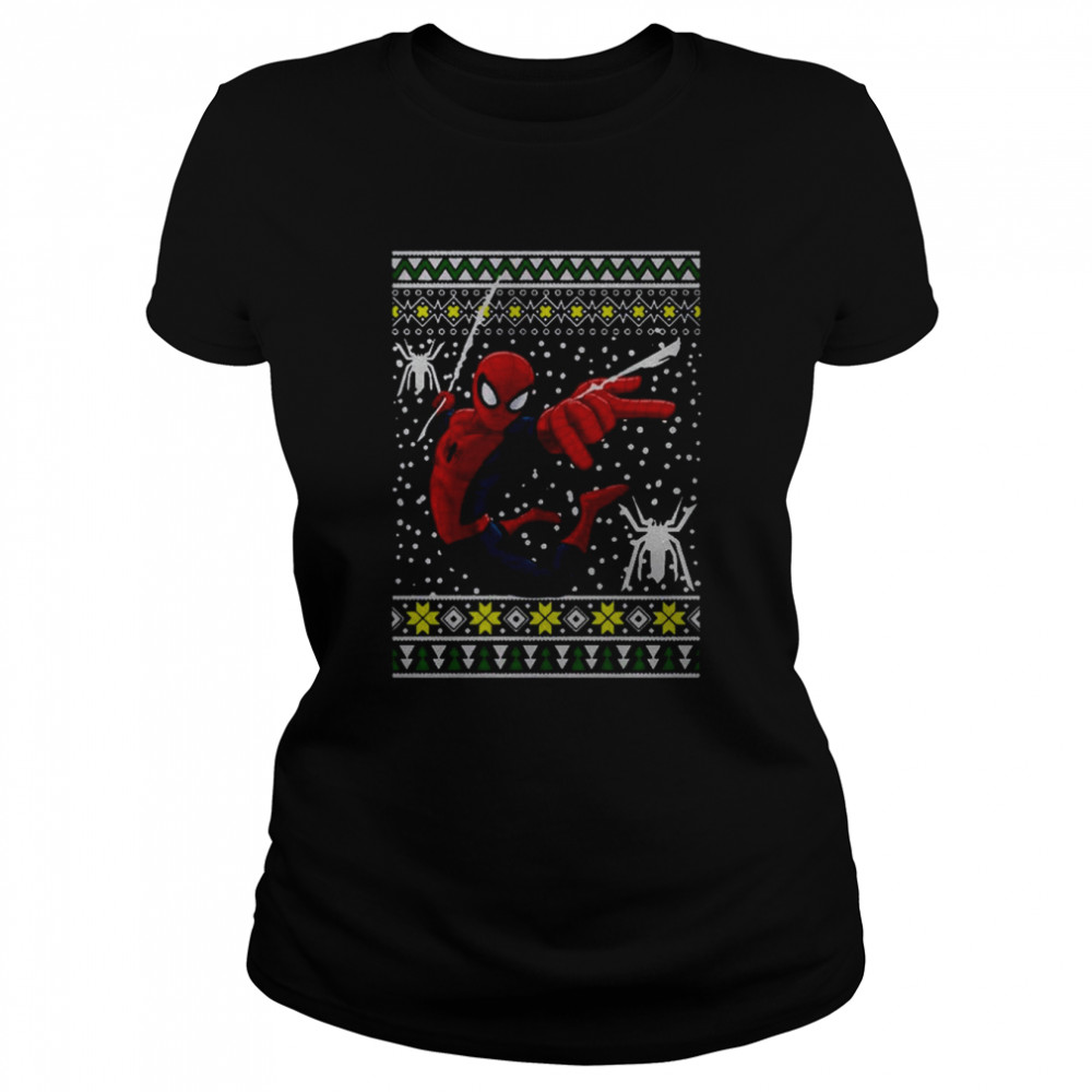 Amazing Spiderman Christmas T- Classic Women'S T-Shirt