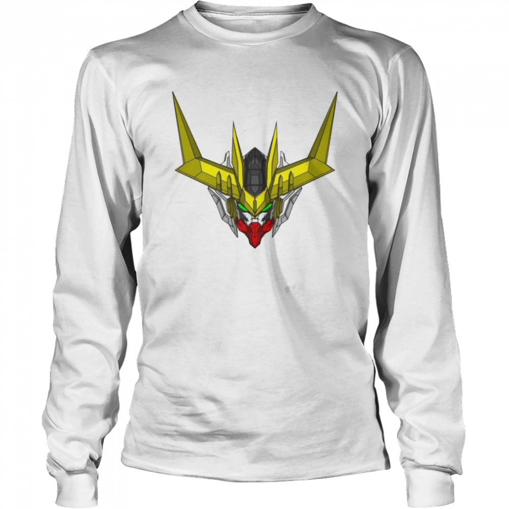 Barbatos Lupus Rex Head Gundam Bandai Gunpla Anim Shirt Long Sleeved T-Shirt