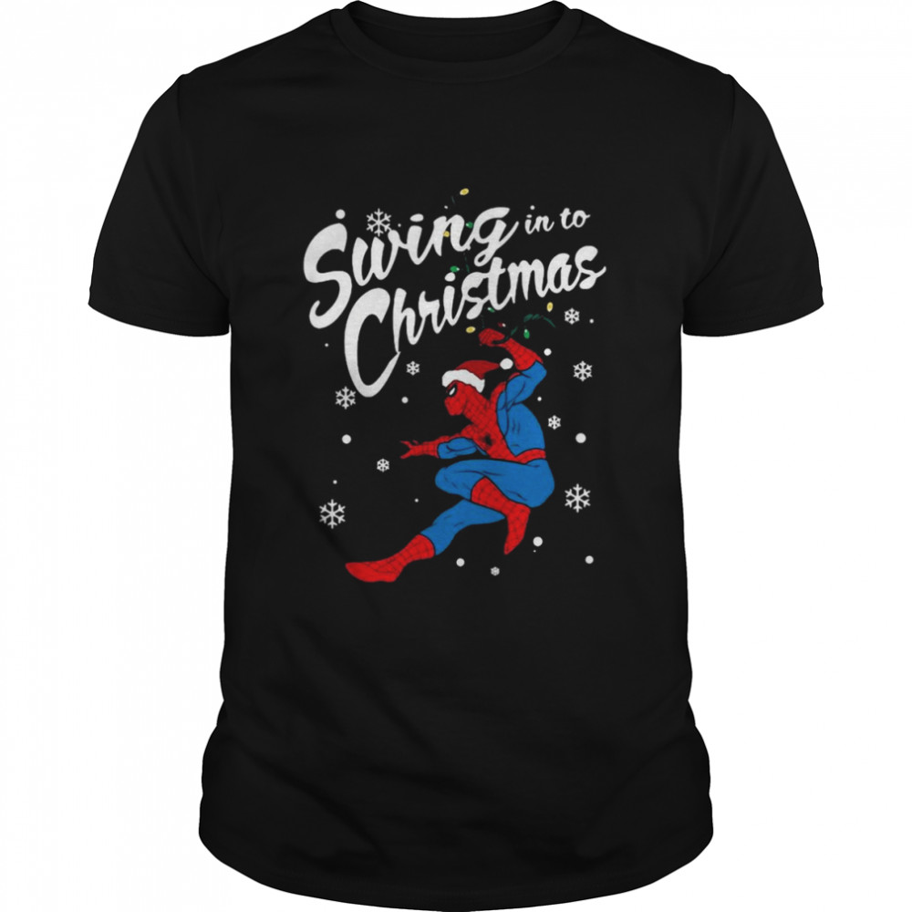 Beautiful Santa Spider Man Christmas T-Shirt
