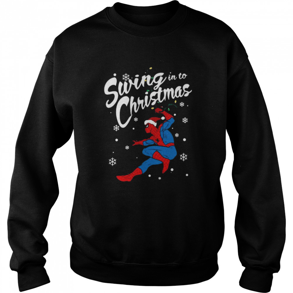 Beautiful Santa Spider Man Christmas T- Unisex Sweatshirt