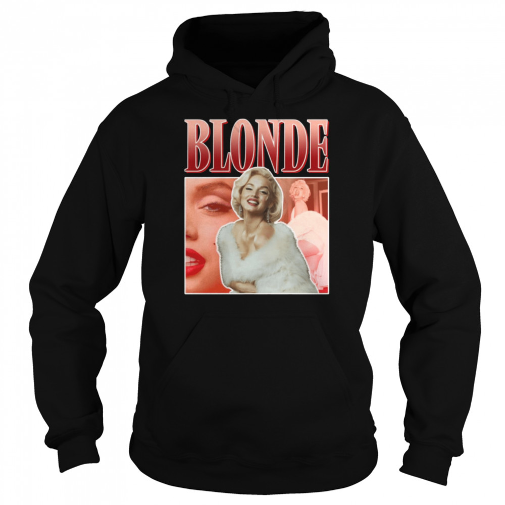 Blonde Movie Ana De Armas Marilyn Monroe Y2K Shirt Unisex Hoodie