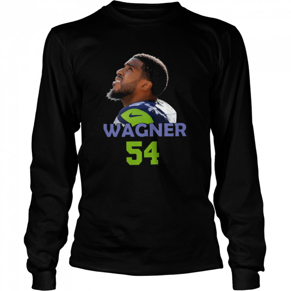 Bobby Wagner 54 American Football Linebacker Shirt Long Sleeved T-Shirt