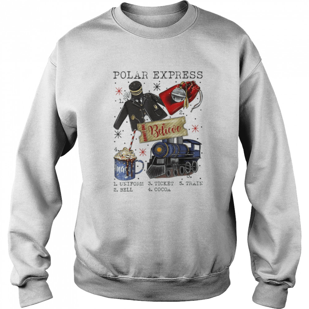 Christmas North Pole Polar Express All Abroad Xmas Shirt Unisex Sweatshirt