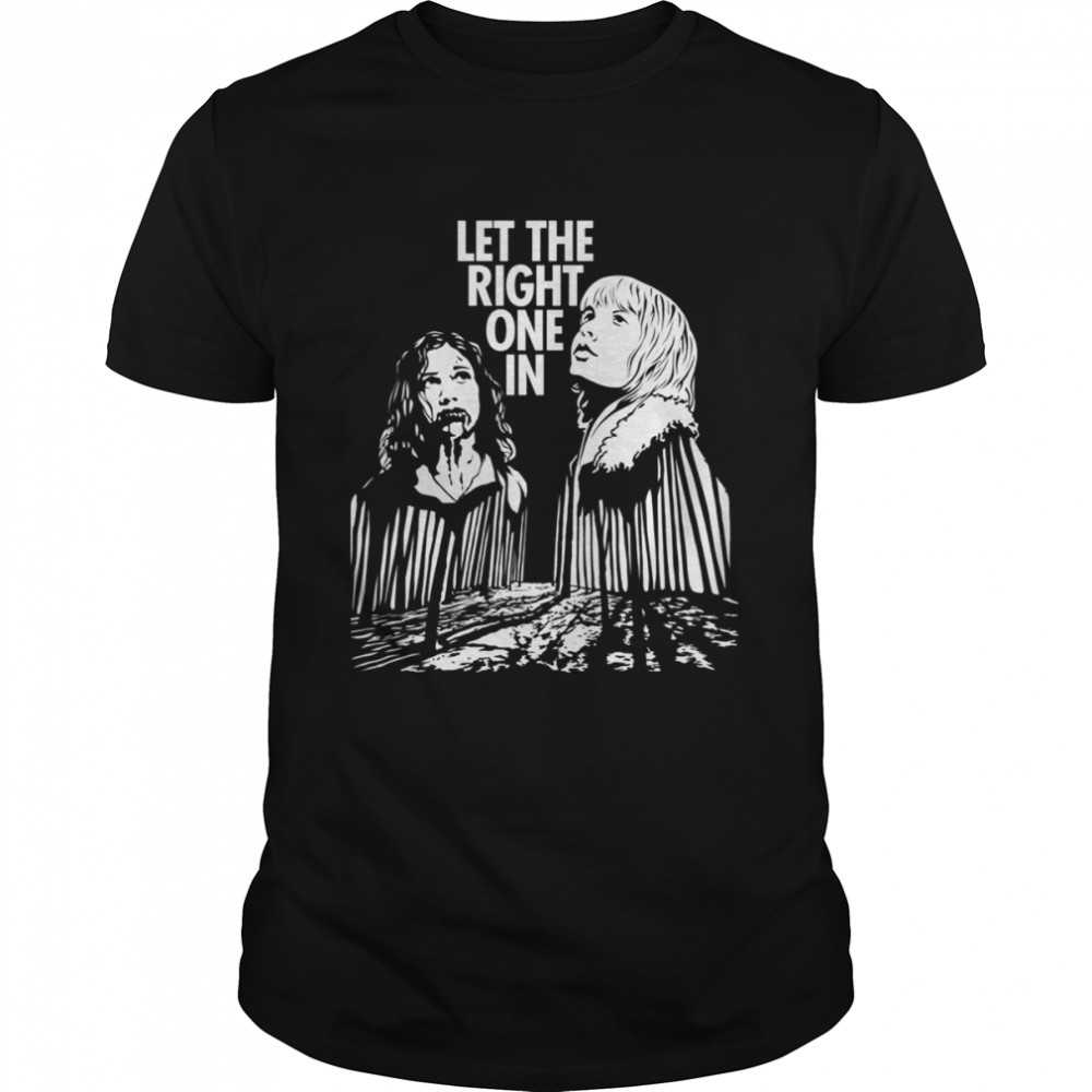 Let The Right One In Scary Design Halloween shirt