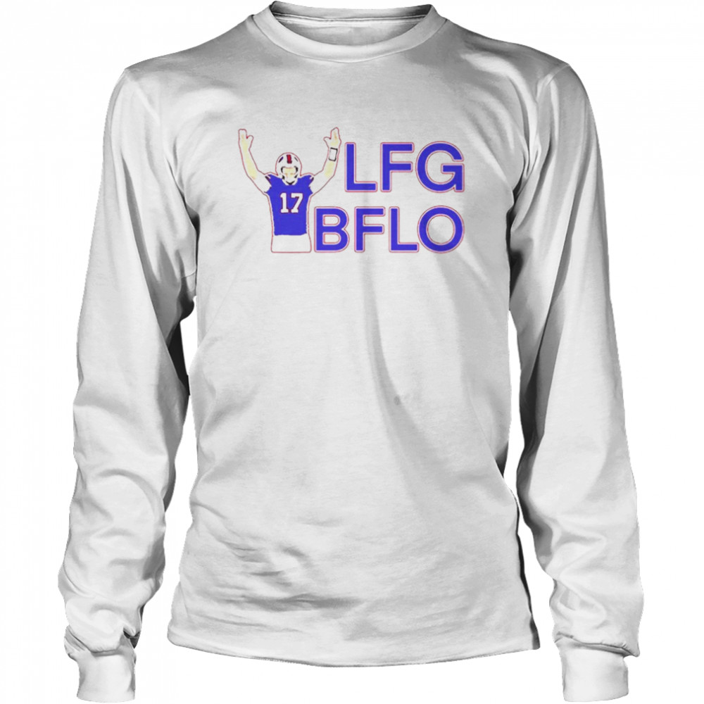 Lfg Bflo Buffalo Bill Football Shirt Long Sleeved T-Shirt