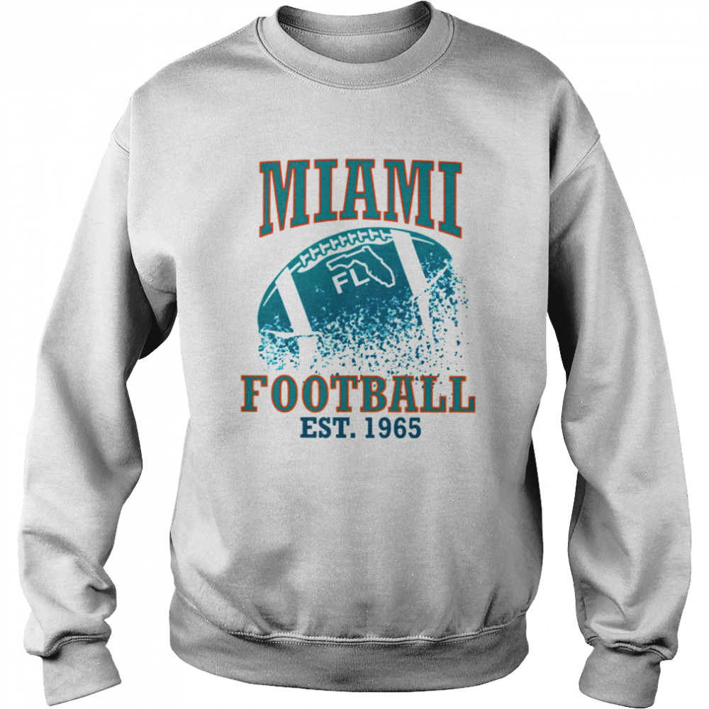 Logo Est 1966 Miami Football Shirt Unisex Sweatshirt