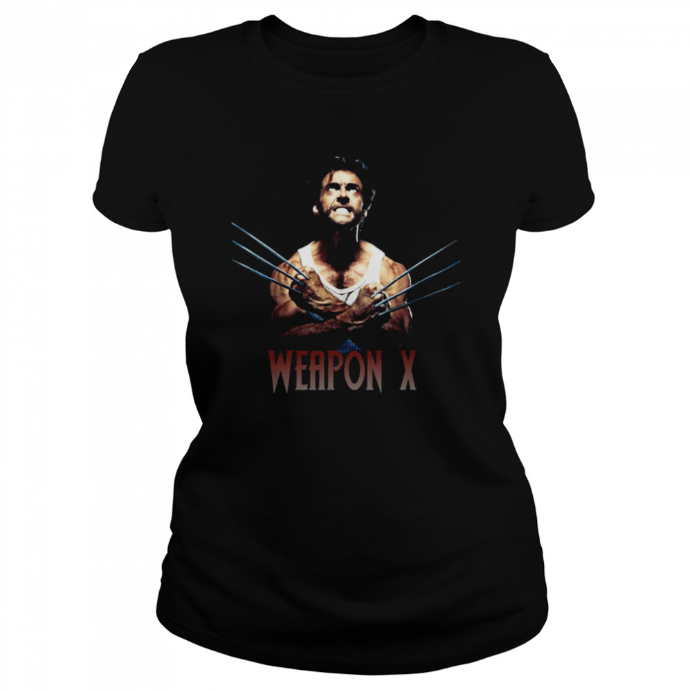 Metal Baby Wolverine Weapon X Boys Hugh Jackman Shirt Classic Women'S T-Shirt