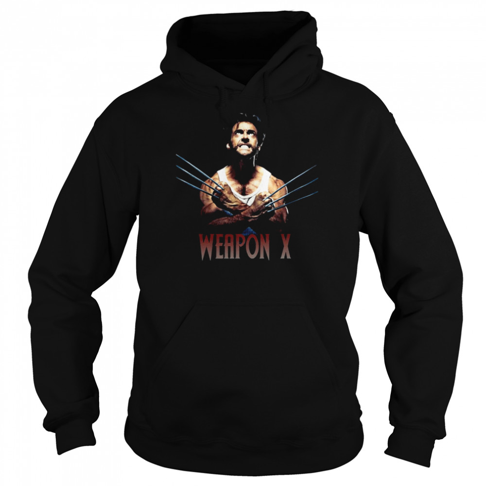 Metal Baby Wolverine Weapon X Boys Hugh Jackman Shirt Unisex Hoodie