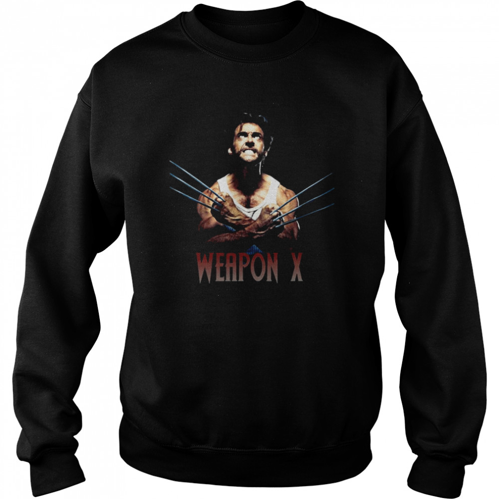Metal Baby Wolverine Weapon X Boys Hugh Jackman Shirt Unisex Sweatshirt
