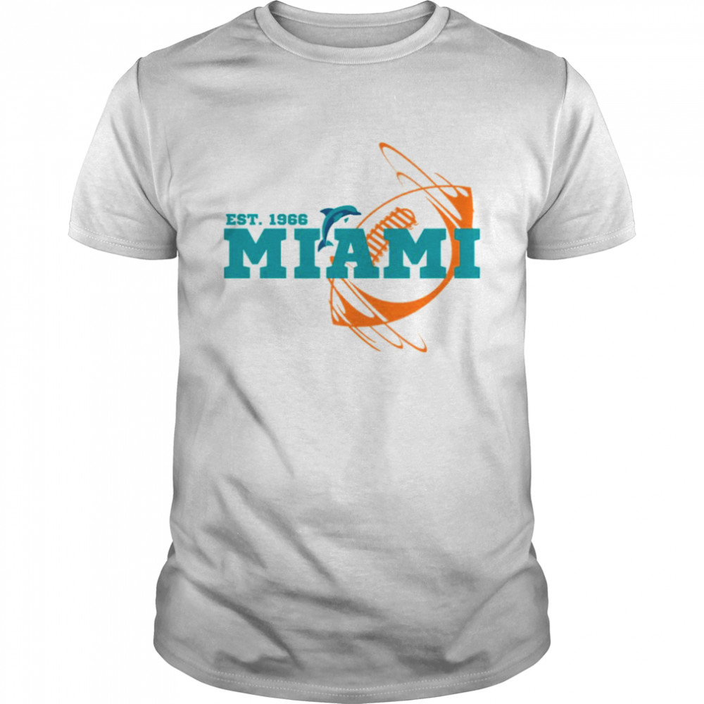 Miami Est 1966 Football Iconic Logo shirt