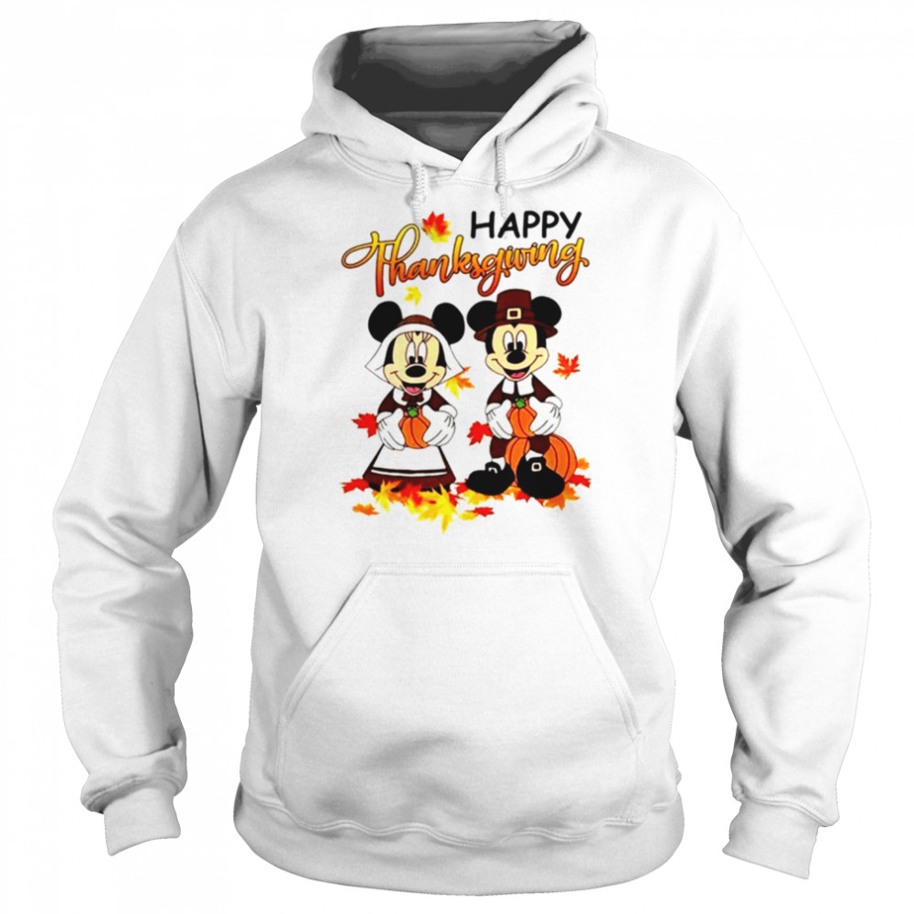 Mickey And Minnie Dress Up Holiday Mickey Mouse Thanksgiving T- Unisex Hoodie