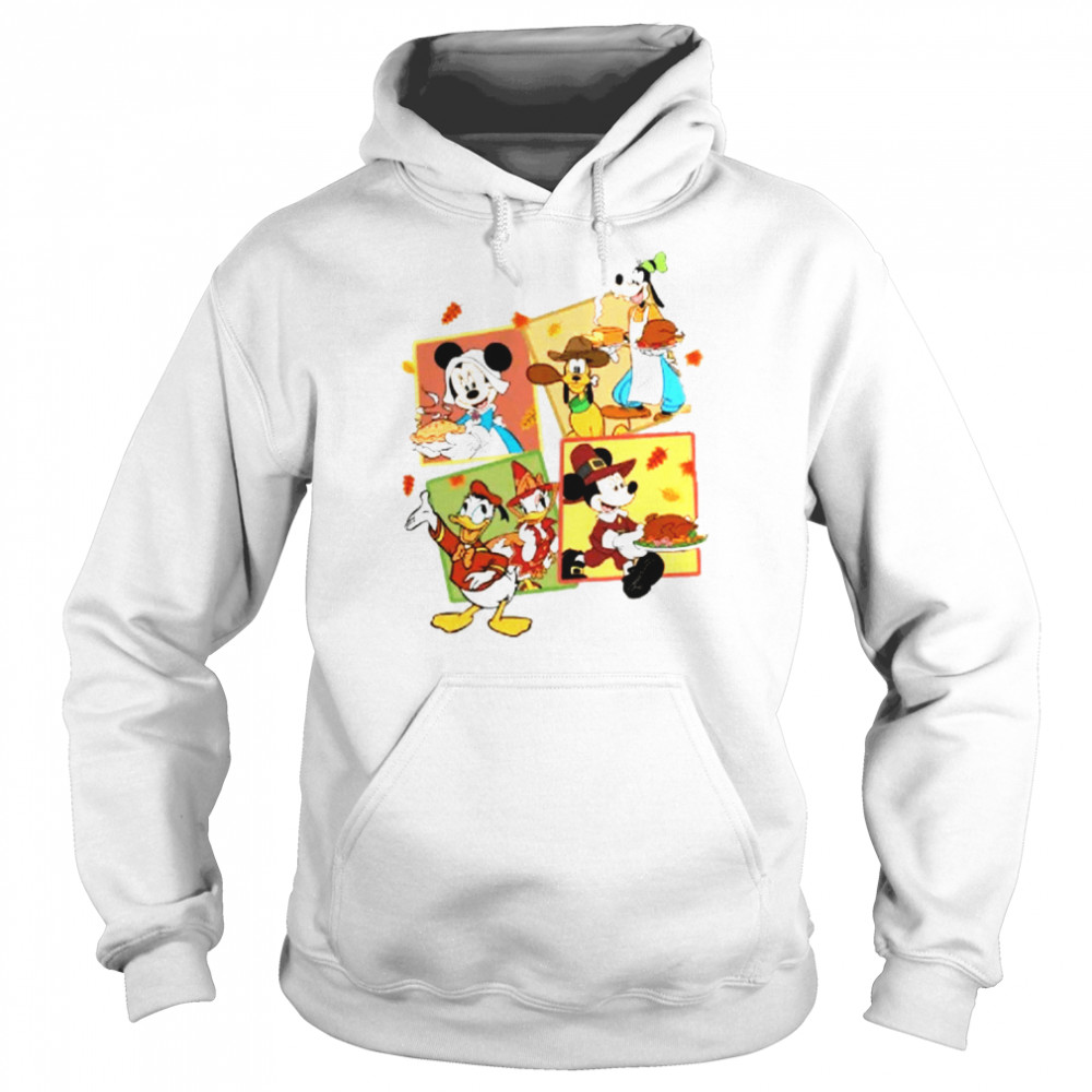 Mickey Mouse Thanksgiving T- Unisex Hoodie