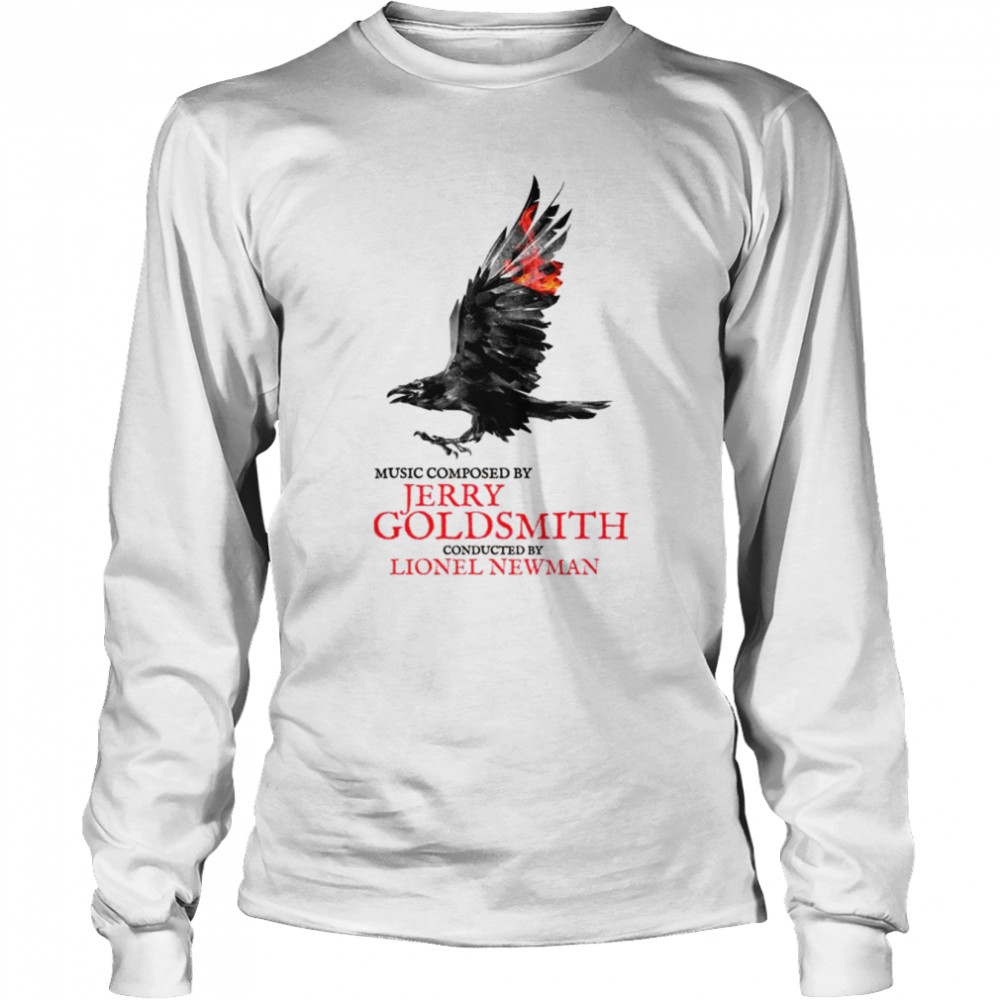 Music By Jerry Goldsmith My Tribute To Damien Omen Ii Shirt Long Sleeved T-Shirt