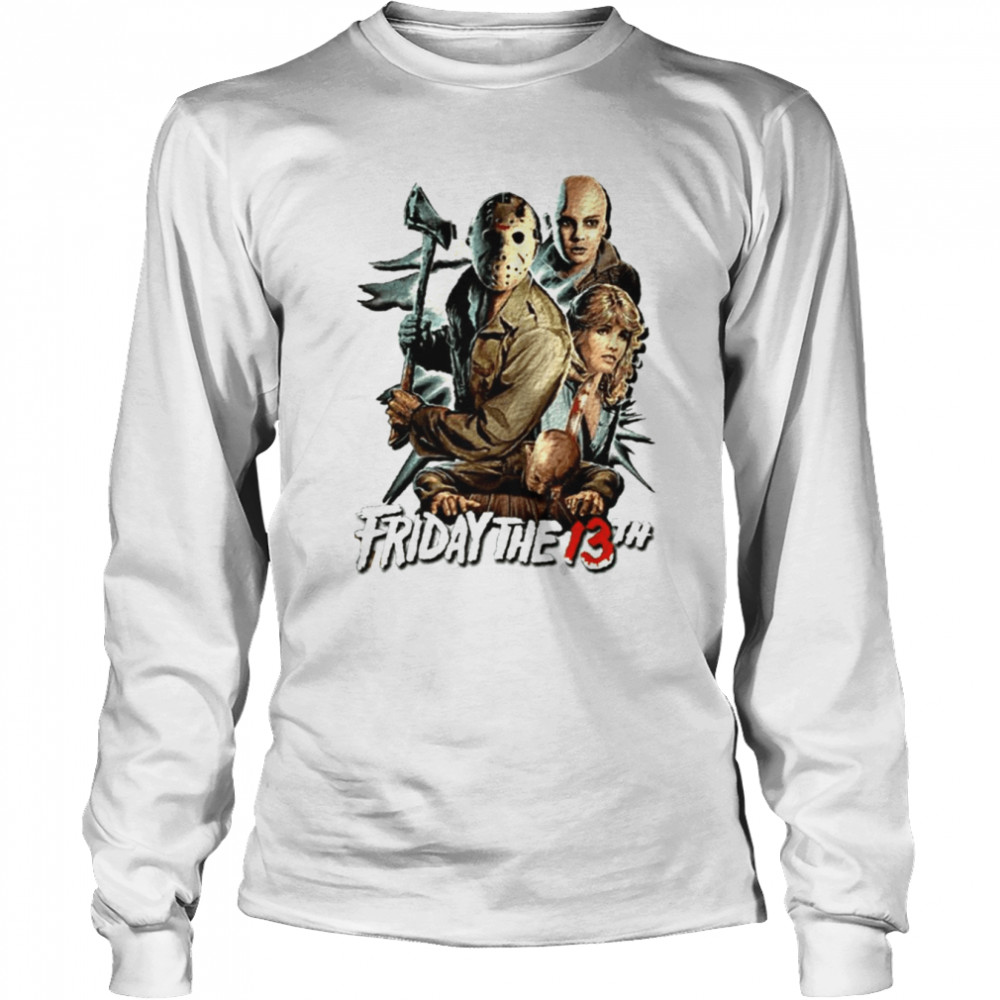 Scary Movie Jason Voorhees Friday The 13Th Shirt Long Sleeved T-Shirt