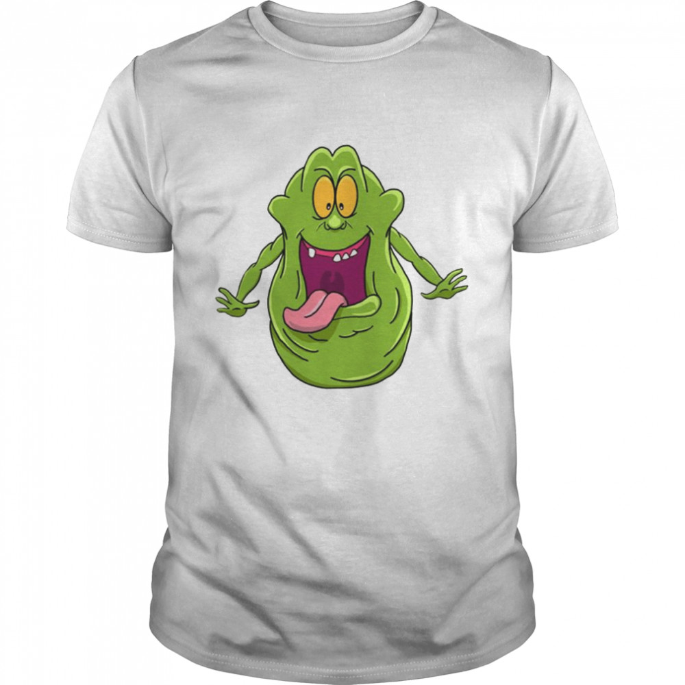 Slimer Green Ghost In Ghostbusters shirt