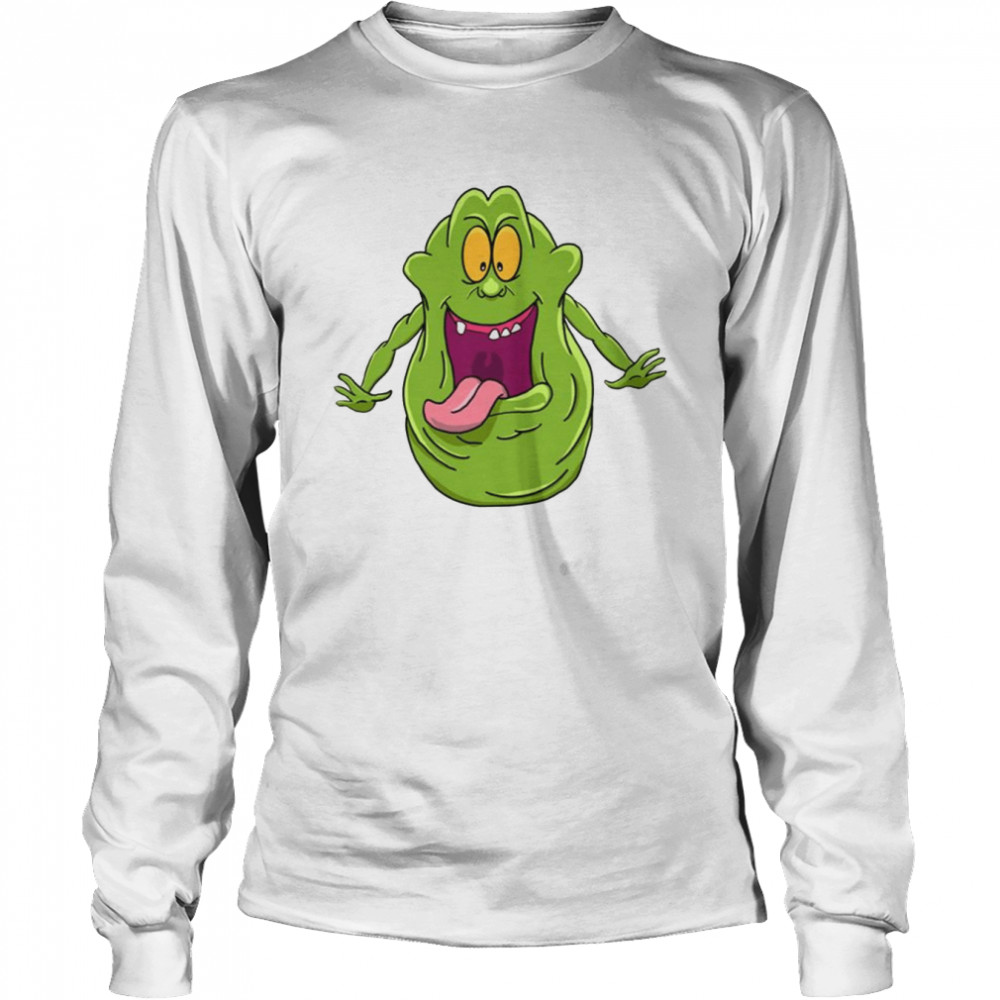 Slimer Green Ghost In Ghostbusters Shirt Long Sleeved T-Shirt