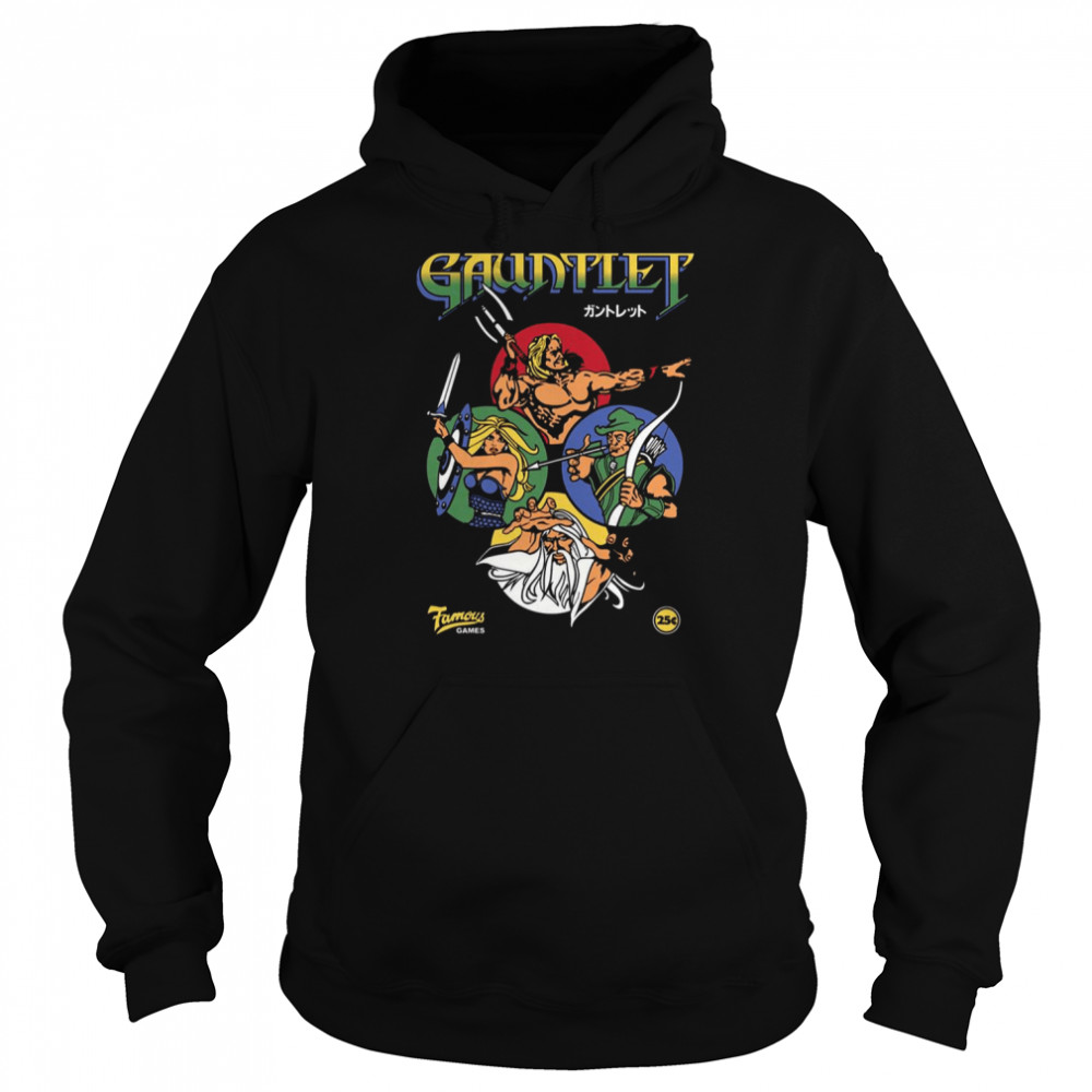 Gauntlet Retro Vintage Arcade Gaming Shirt Unisex Hoodie