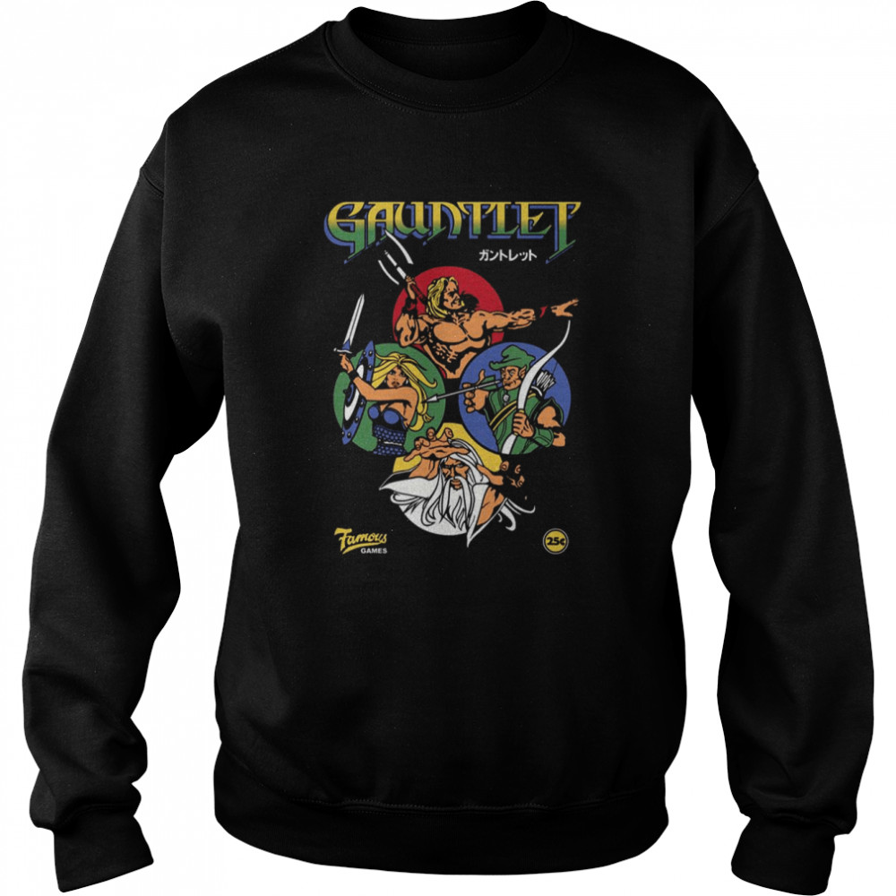 Gauntlet Retro Vintage Arcade Gaming Shirt Unisex Sweatshirt