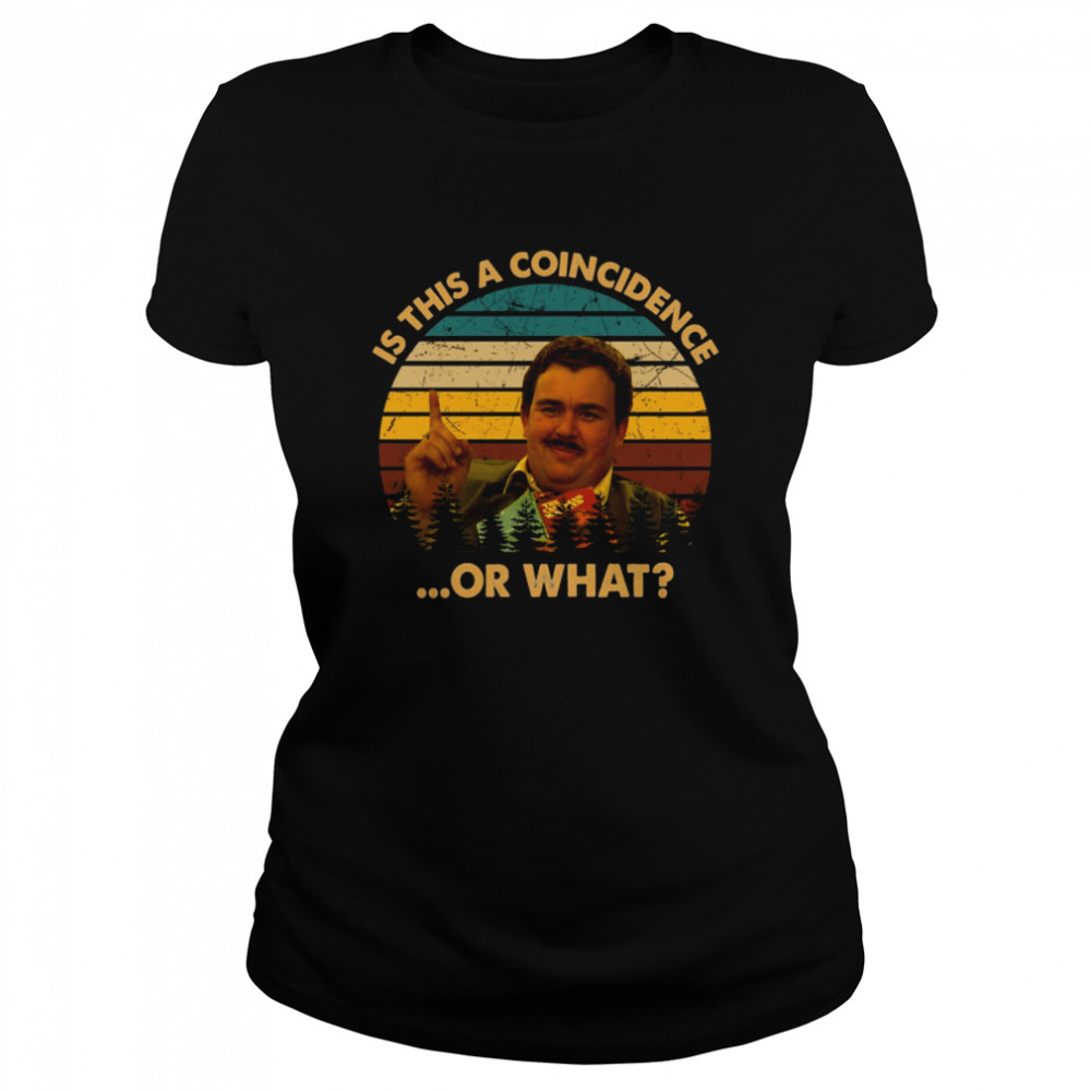 Is This A Coincidenceor What Vintage Planes Trains And Automobiles Films Shirt Classic Women'S T-Shirt