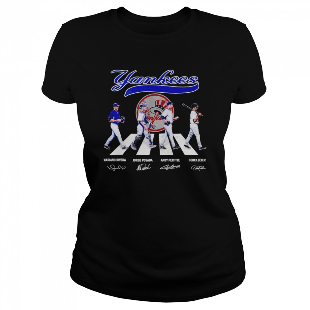 New York Yankees 2022 Abbey Road Signatures Shirt Classic Women'S T-Shirt