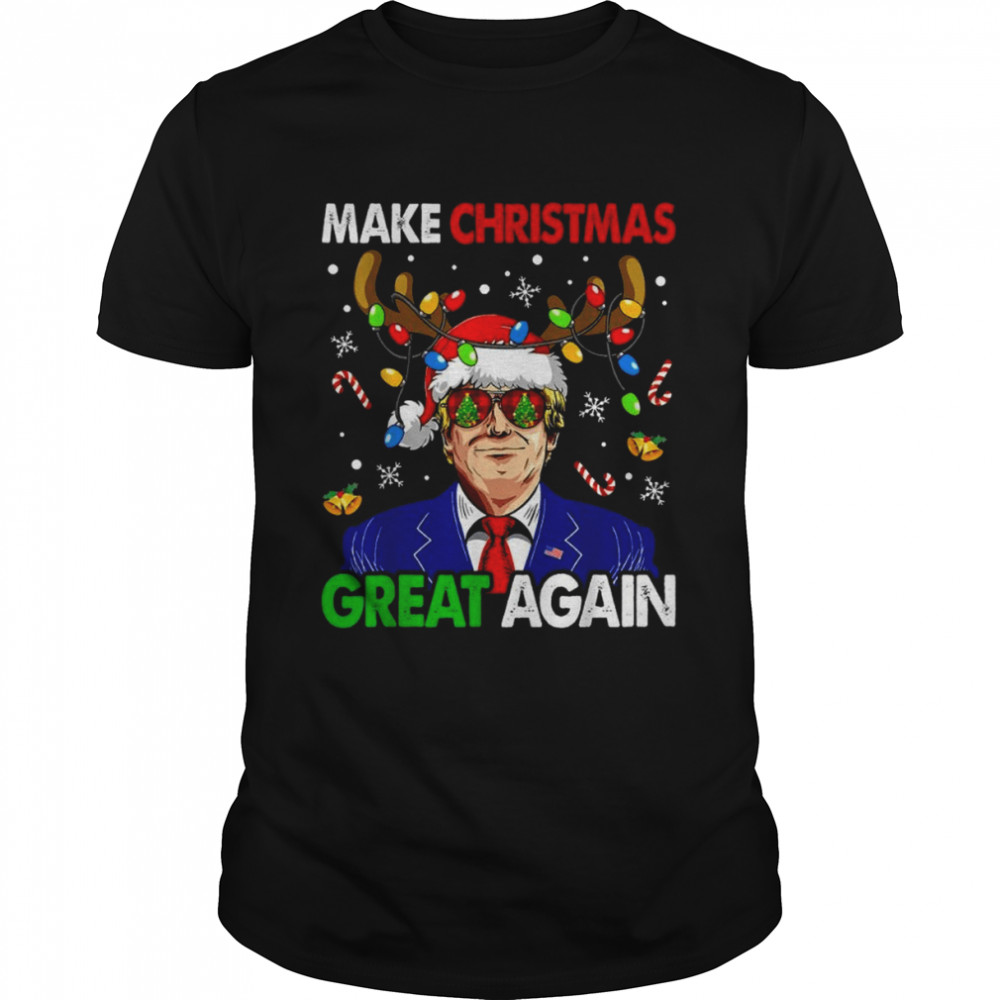 Make Christmas Great Again Funny Trump Ugly shirt