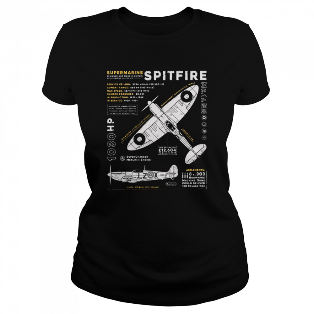 Trending Supermarine Spitfire Shirt Classic Women'S T-Shirt