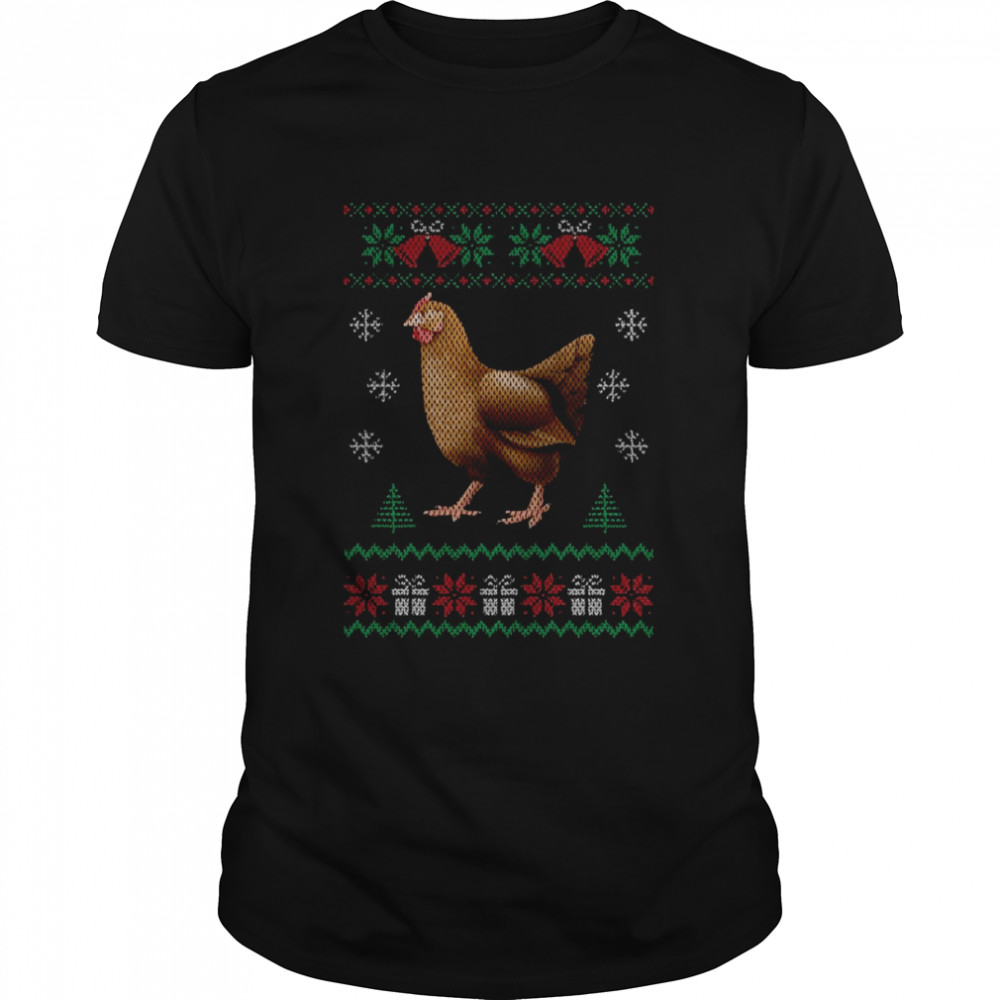 Ugly Chicken Love Christmas  shirt
