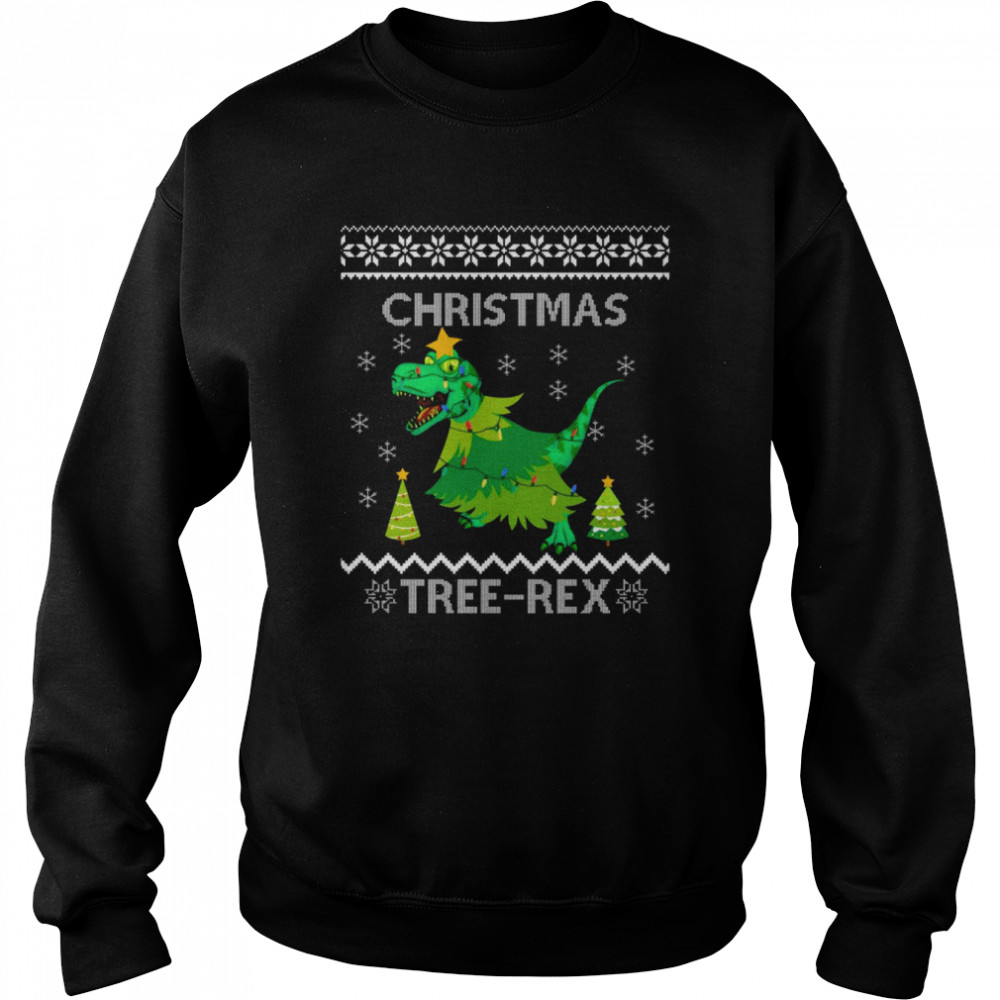 Ugly Christmas Treerex Shirt Unisex Sweatshirt