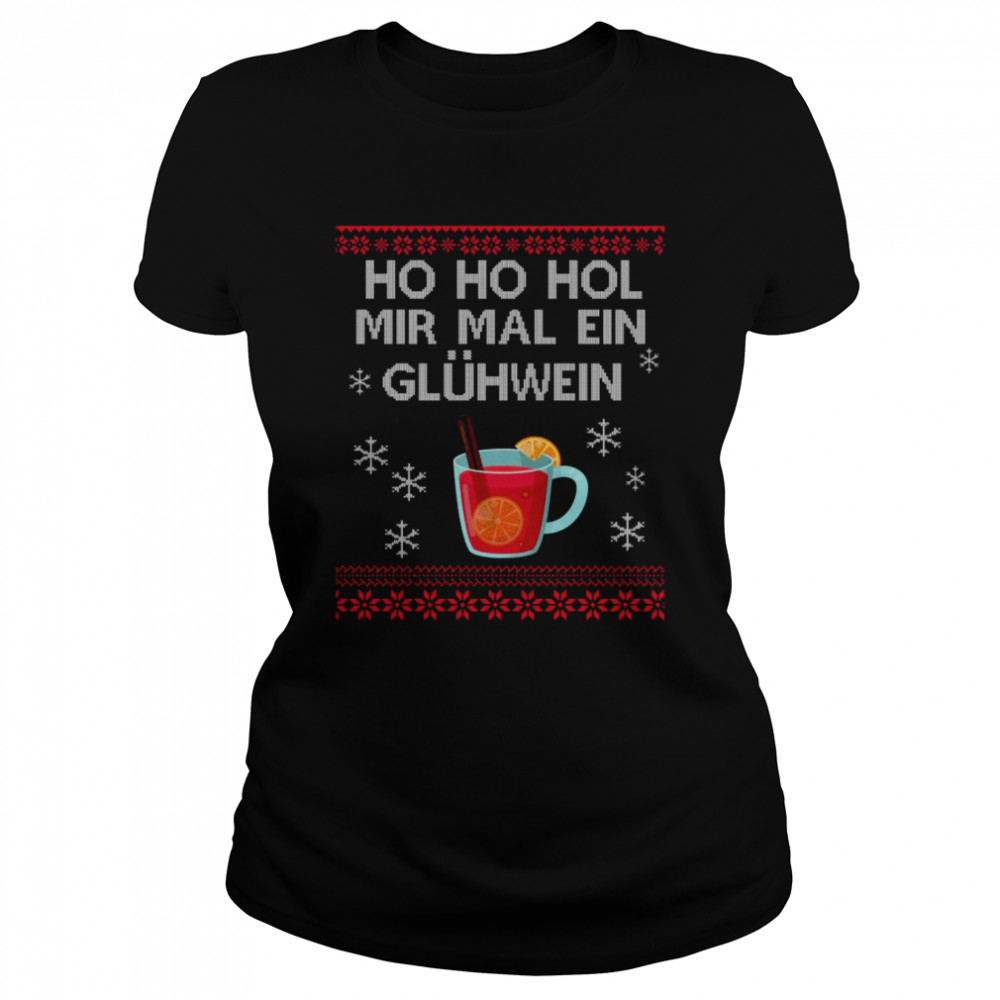 Ugly Mulled Wine Christmas Shirt Classic Women'S T-Shirt