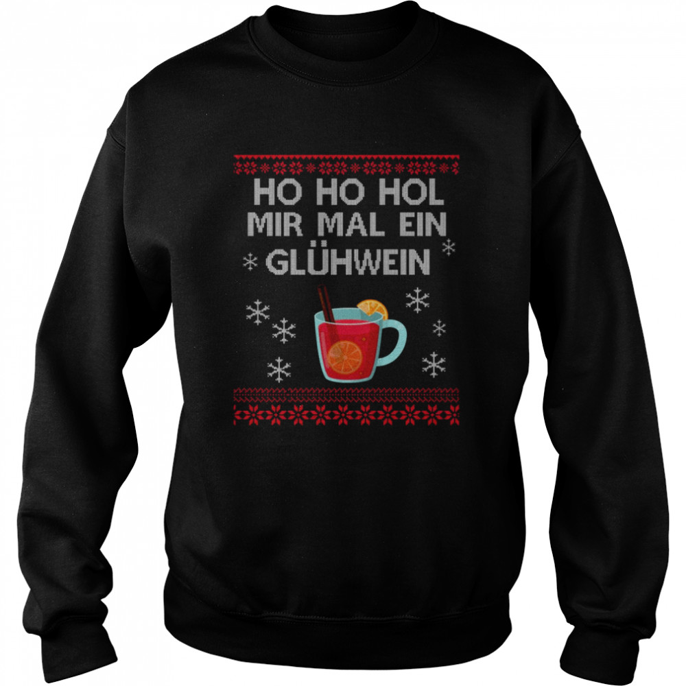 Ugly Mulled Wine Christmas Shirt Unisex Sweatshirt