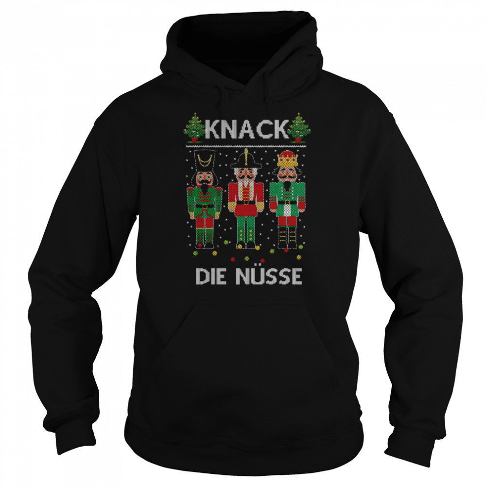 Ugly Nutcracker Christmas Shirt Unisex Hoodie