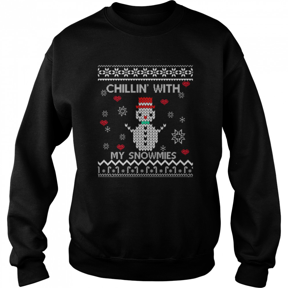 Ugly Snowmies Snowman Christmas Shirt Unisex Sweatshirt