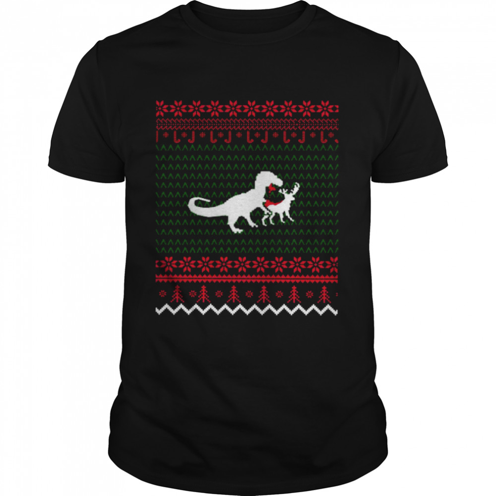 Ugly T-Rex Christmas shirt