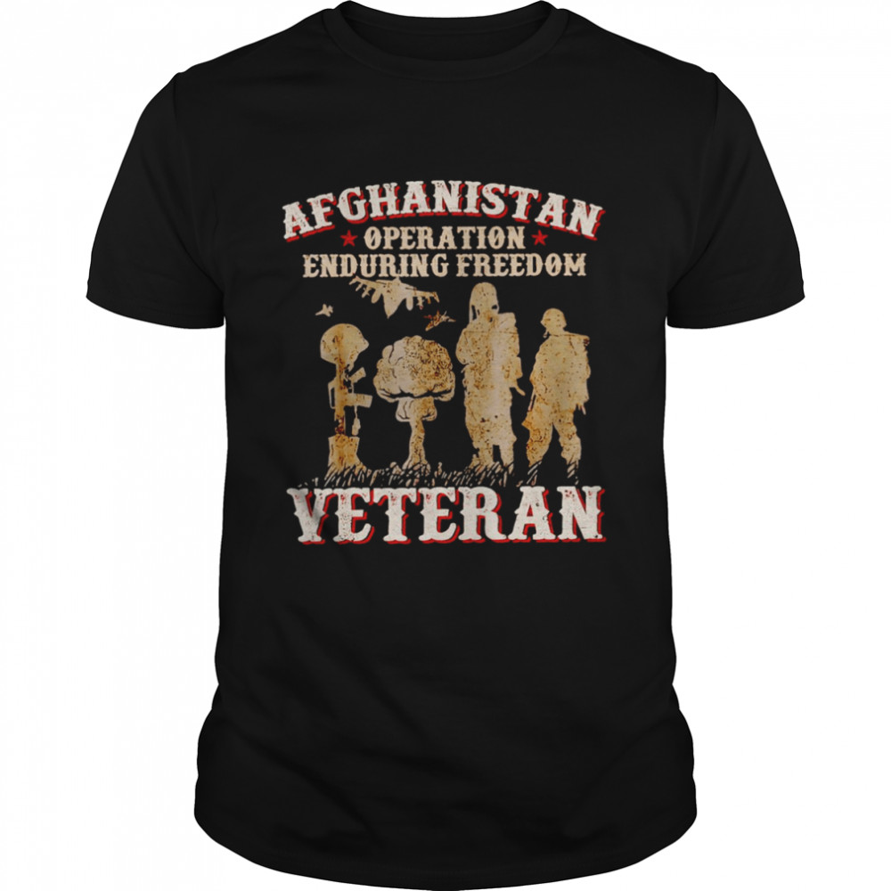 Afghanistan veteran operation enduring freedom shirt