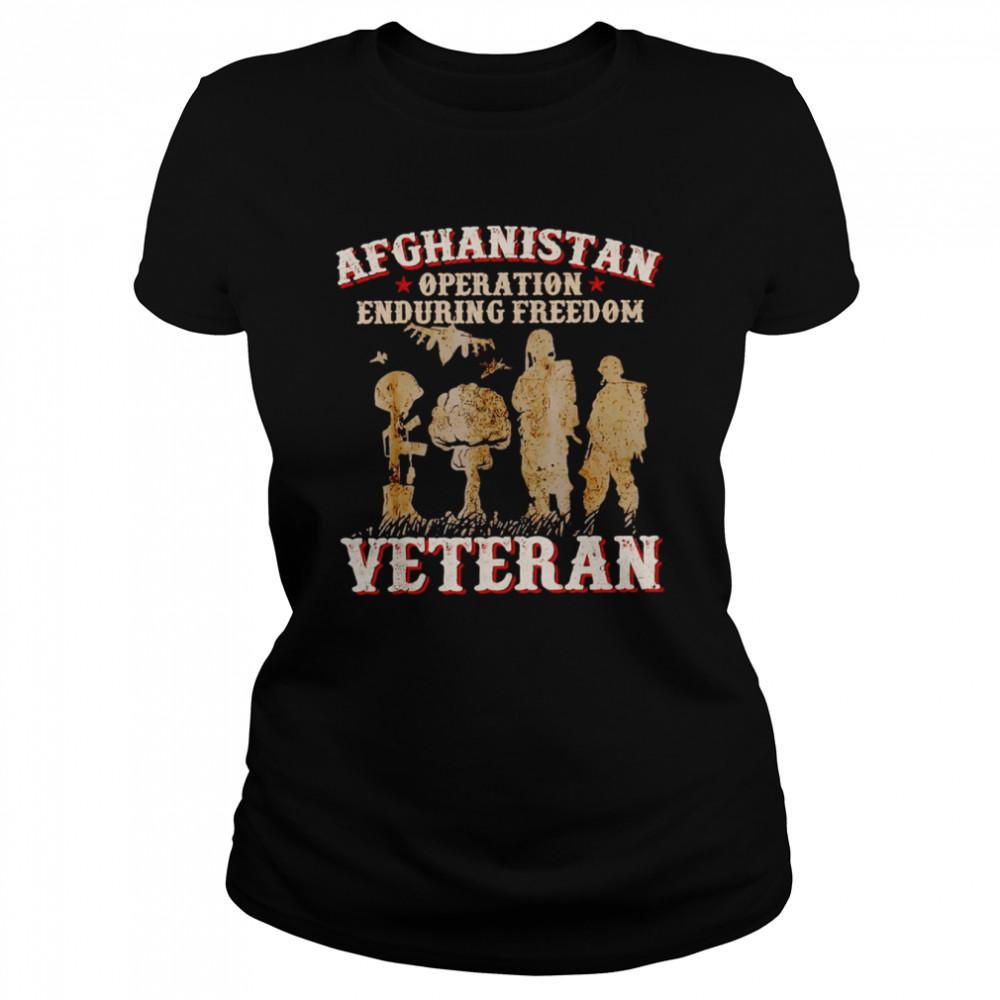 Afghanistan Veteran Operation Enduring Freedom Shirt Classic Women'S T-Shirt