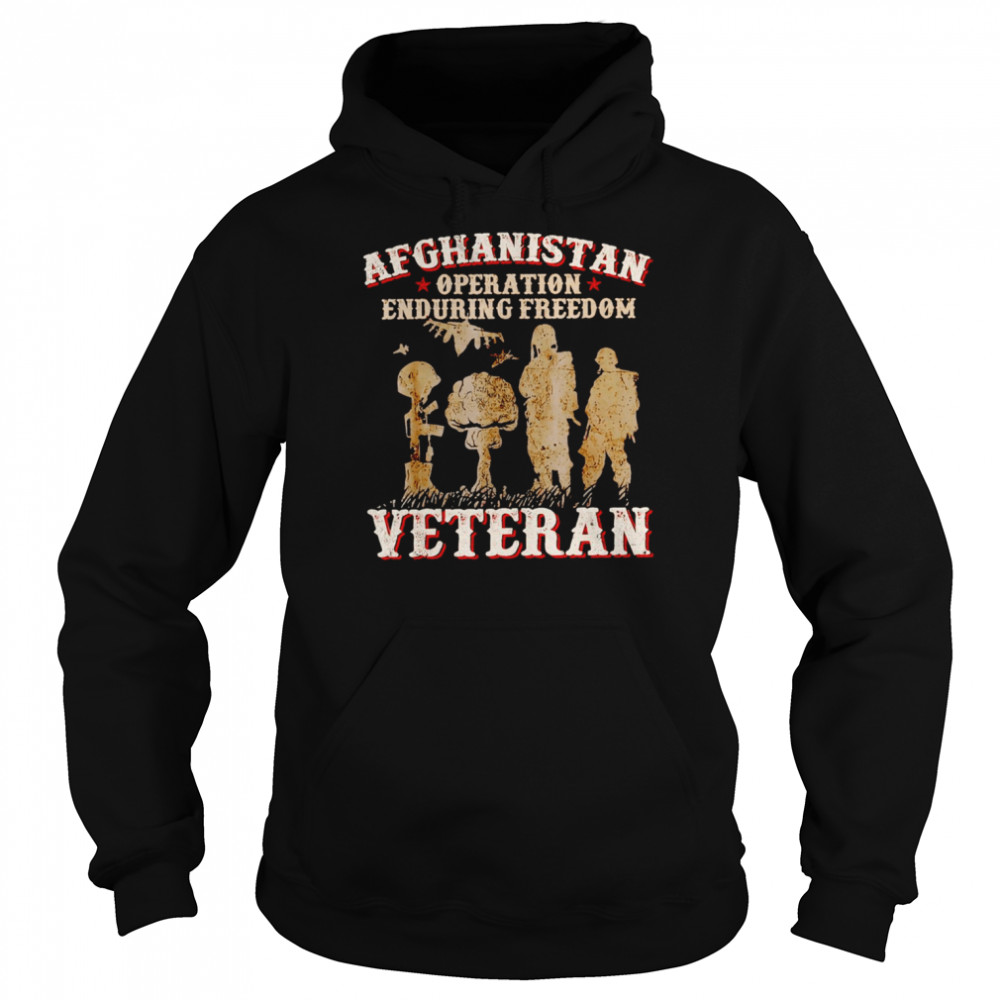 Afghanistan Veteran Operation Enduring Freedom Shirt Unisex Hoodie