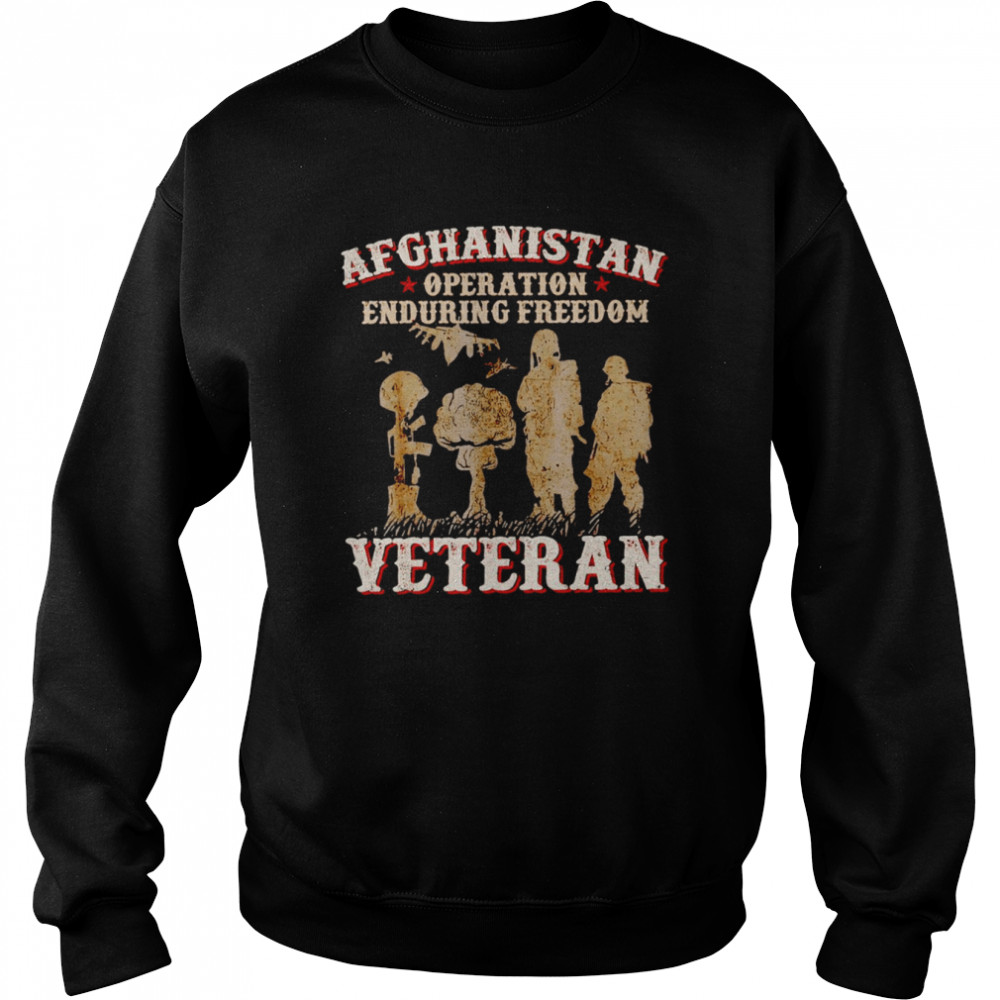 Afghanistan Veteran Operation Enduring Freedom Shirt Unisex Sweatshirt