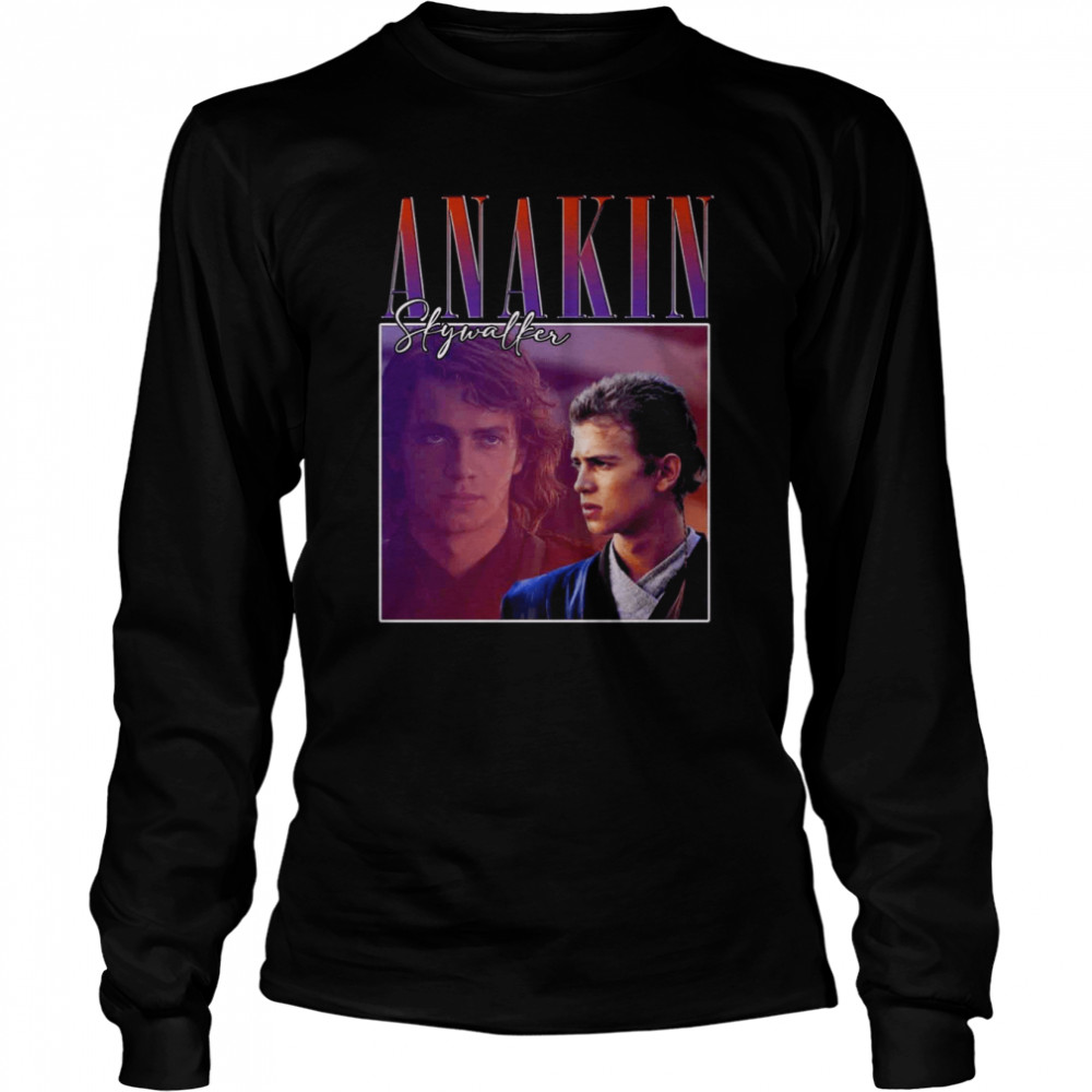Anakin Skywalker Retro Shirt Long Sleeved T-Shirt